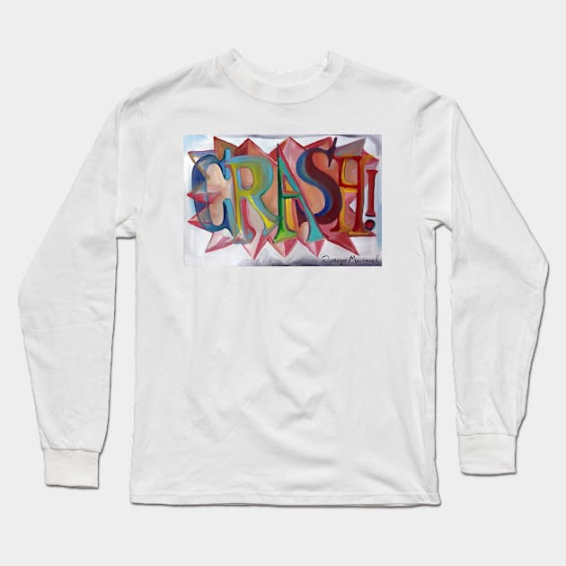 Crash! Long Sleeve T-Shirt by diegomanuel